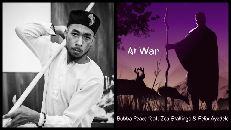 ‘At War’ is an acoustic hiphop vibe that screams Rocky Mountain Hippie, and explores how we all have mountains we need to climb in order to bring peace into our lives
